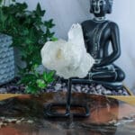 Bergkristal cluster op standaard nr. 4-4