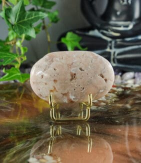 Roze amethist handsteen nr. 1