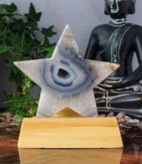 Agaat ster met houder nr. 1