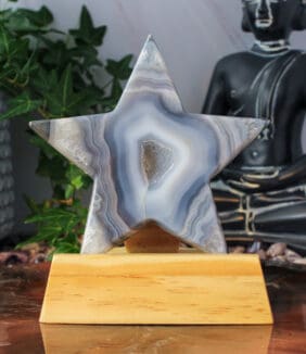 Agaat ster met houder nr. 2