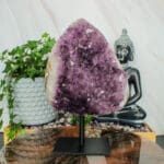 Amethist cluster op standaard nr. 3 - Afbeelding 2