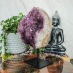 Amethist cluster op standaard nr. 3-2