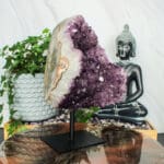 Amethist cluster op standaard nr. 3-3