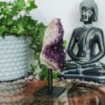 Amethist cluster op standaard nr. 4-2