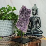 Amethist cluster op standaard nr. 5-2