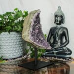 Amethist cluster op standaard nr. 5-3