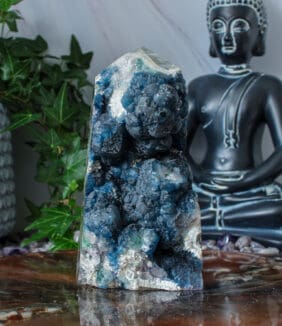 Blauwe bes fluoriet punt nr. 2