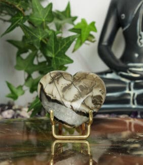 Vulkaan agaat hart nr. 1