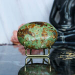 Chrysopraas handsteen nr. 8 - Afbeelding 2
